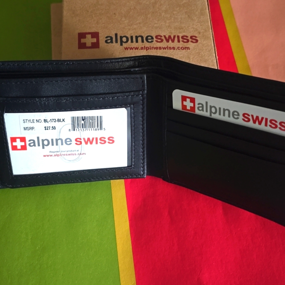 Alpine Swiss mens wallet